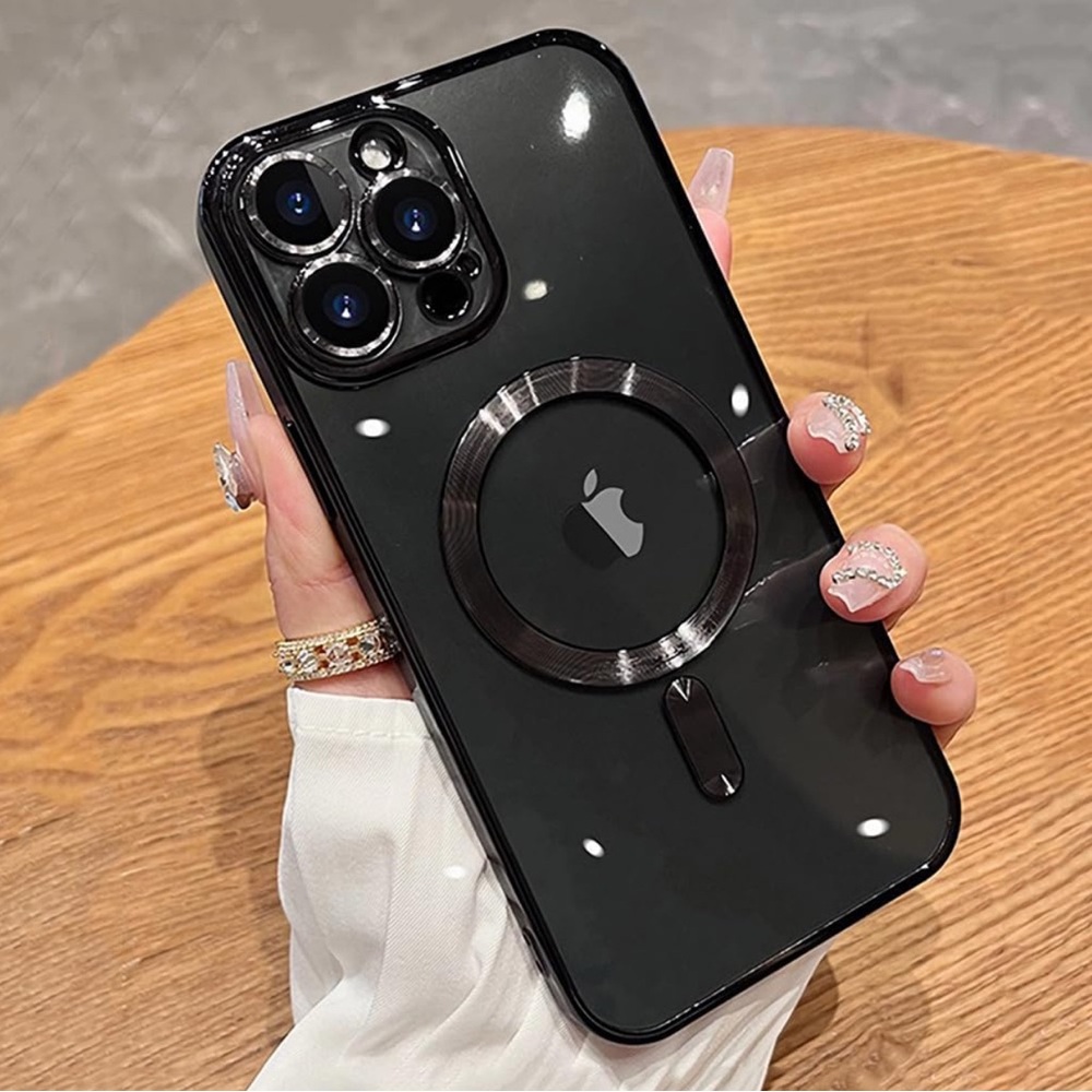 iPhone Case with MagSafe Ring - Black